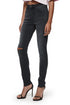 PURPLE BRAND D0000 Skinny Knee Slit Womens Apparel